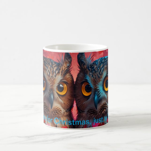 Eule liebt dich immer kaffeetasse (Mittel)