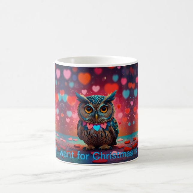 Eule liebt dich immer kaffeetasse (Mittel)