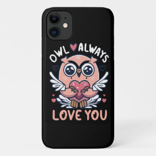 Eule liebt dich immer - Valentinstag Case-Mate iPhone Hülle
