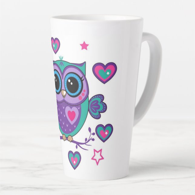 Eule mit Hirschen Milchtasse (Rechte Ecke)