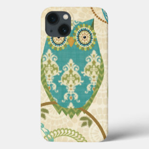 Eule mit Kreismustern Case-Mate iPhone Hülle