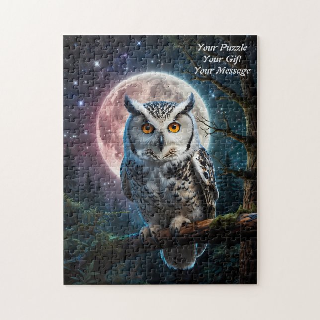 Eule of Wisdom Jigsaw Puzzle (Vertikal)