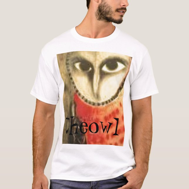 Eule psychisch, theowl T-Shirt (Vorderseite)