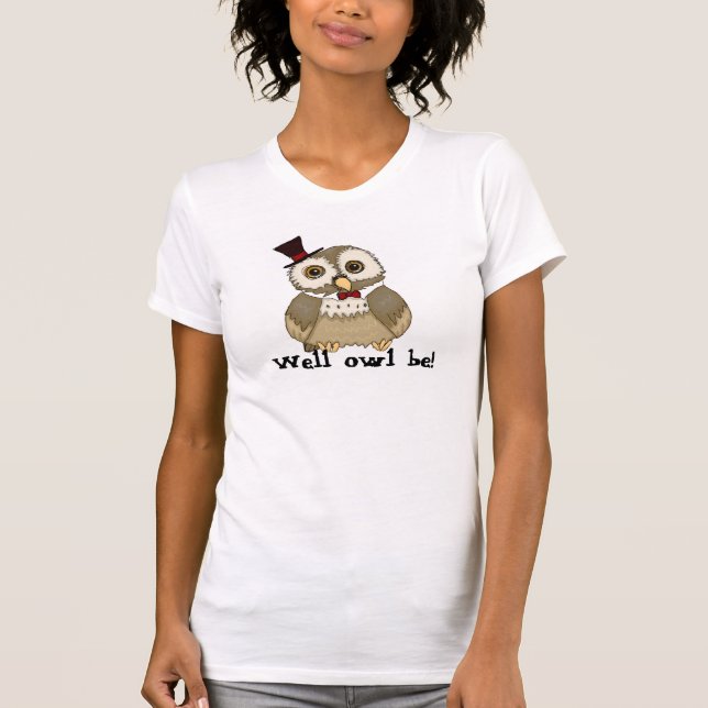 Eule-Puff T-Shirt (Vorderseite)