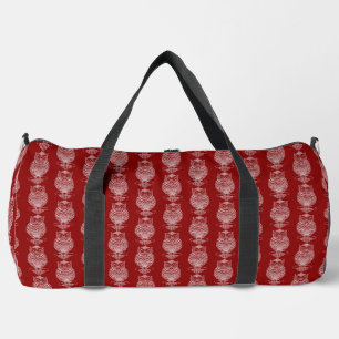 Eule (rot) - Sporttasche Duffle Bag