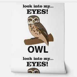 Eule schaut in meine Augen Tapete