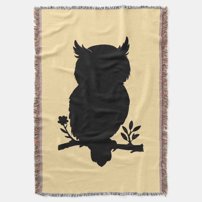 Eule - Scherenschnitt Decke (Vorderseite Vertikal)