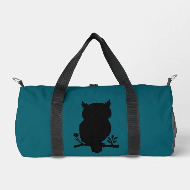 Eule - Scherenschnitt Duffle Bag (Vorderseite)