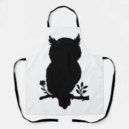 Eule - Scherenschnitt Schürze