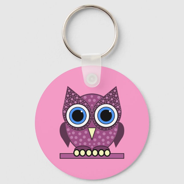 Eule Schlüsselanhänger (Vorderseite)