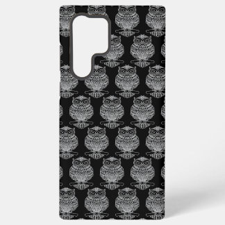 Eule (schwarz) - Samsung Case Galaxy Hülle