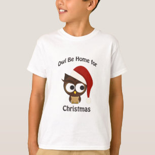 Eule sei zu Weihnachten Zuhause! T-Shirt