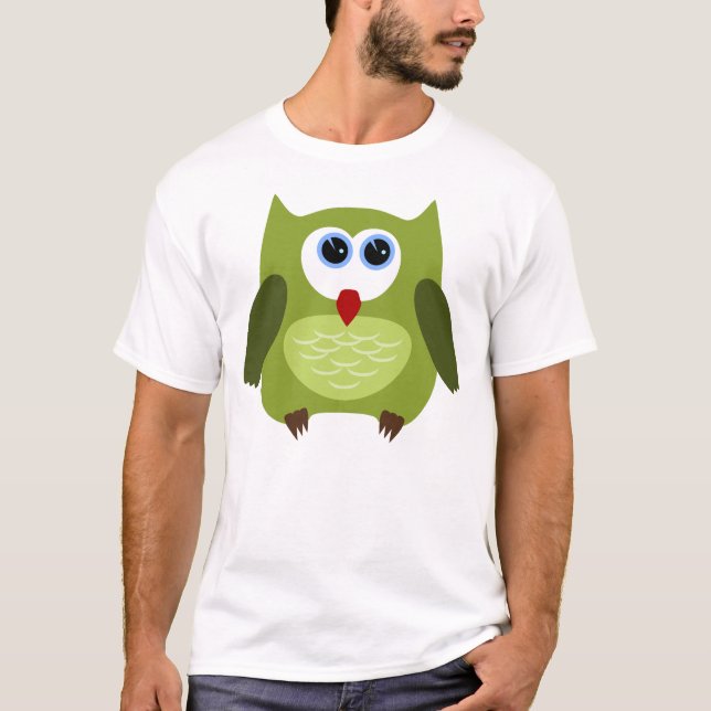 Eule. T-Shirt (Vorderseite)