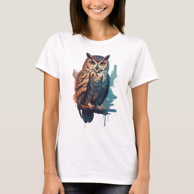 Eule T-Shirt (Vorderseite)