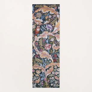 Eule und Blume, William Morris Yogamatte