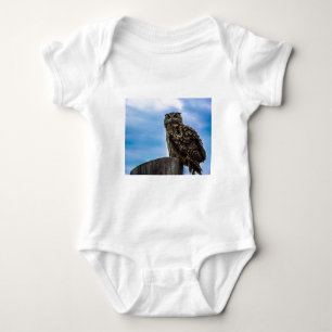 Eule Vogel Federn Tier Natur Schicksal Frieden Lie Baby Strampler