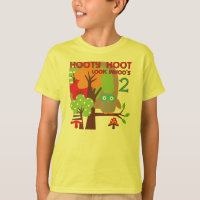 Eulen-2. Geburtstags-T - Shirts und Geschenke