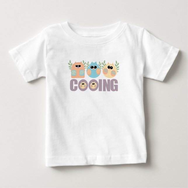 Eulen Baby T-shirt (Vorderseite)
