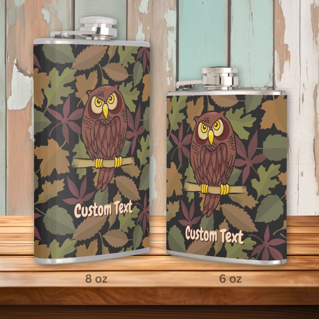 Eulen-Carton-Flasche Flachmann (Von Creator hochgeladen)