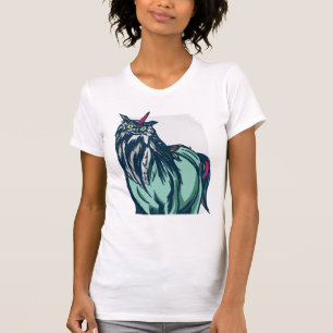 Eulen-Einhorn T-Shirt
