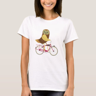 Eulen-Fahrrad T-Shirt