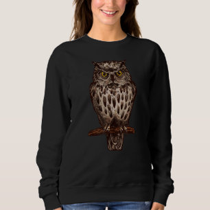 Eulen-Fans Eule Eule Weise Wütende Nachtvogel Sweatshirt