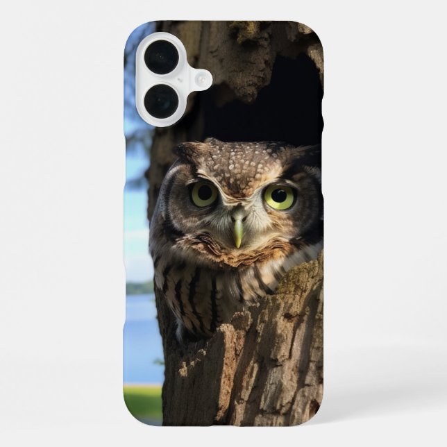 Eulen-Handyhülle iPhone Hülle (Rückseite)