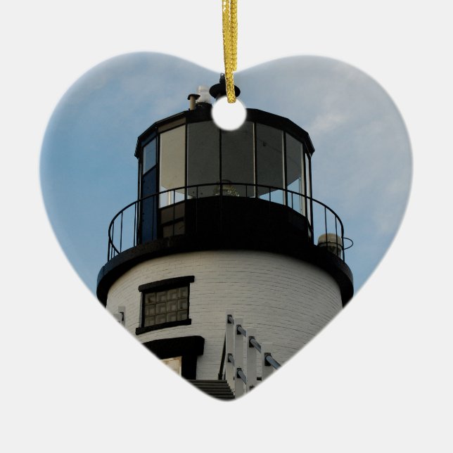 EULEN-HAUPTleuchtturm Keramik Ornament (Vorne)
