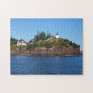 Eulen-Hauptleuchtturm, Penobscot Bucht Maine Puzzle