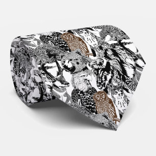 Eulen-Herausragend-Krawatte Krawatte