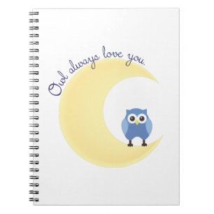 Eulen-immer Liebe Sie Notizblock