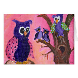 Eulen in den Bäumen