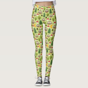 Eulen in den Leggings