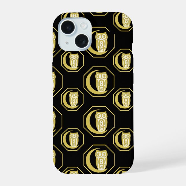 Eulen-iPhone-Hülle iPhone 15 Hülle (Rückseite)