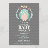 Eulen-Kranz-Babyparty - Mädchen