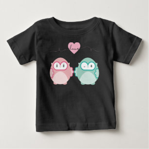 EULEN-LIEBE:: weiches Mädchen + Junge Baby T-shirt