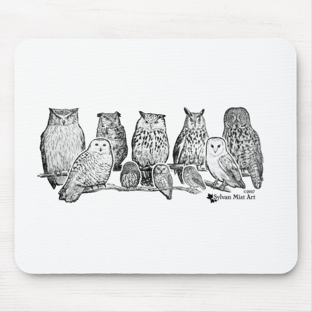 Eulen Mousepad (Vorne)
