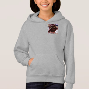 Eulen-Nordnatur-Schnee-Winter-Schneeflocke Hoodie