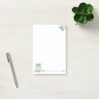 Eulen-Post-it-Notes Post-it Klebezettel