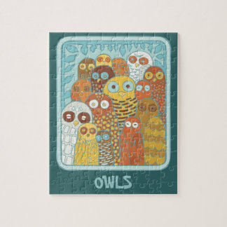 Eulen-Puzzlespiel Puzzle