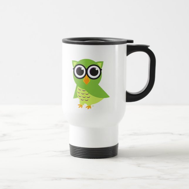 Eulen-Reise-Tasse Reisebecher (Rechts)