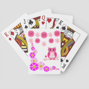 Eulen Spielkarten-Deck Spielkarten
