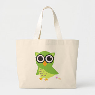 Eulen-Strand-Tasche Jumbo Stoffbeutel