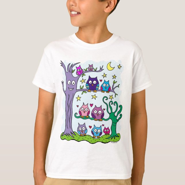 Eulen T-Shirt (Vorderseite)