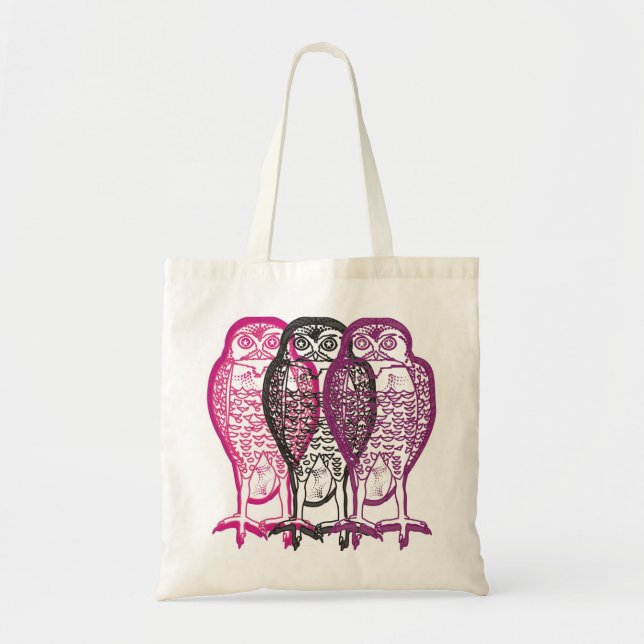 Eulen-Taschen-Tasche Tragetasche (Vorne)