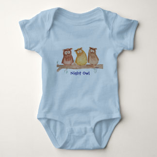 Eulen-Trio Baby Strampler