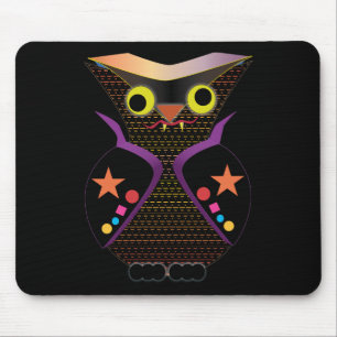 Eulen-Vampir Mousepad