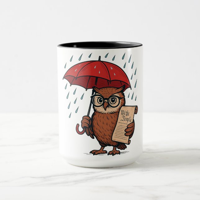 Eulen-Verfassungsrepublik Tasse (Zentrum)