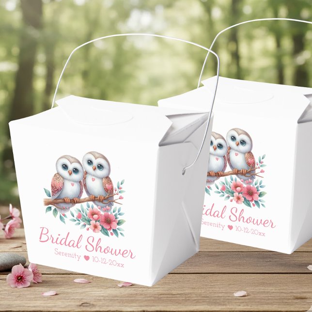Eulen-Wald-Boho-Rustikale-Land-Hochzeitsdusche Geschenkschachtel (Von Creator hochgeladen)