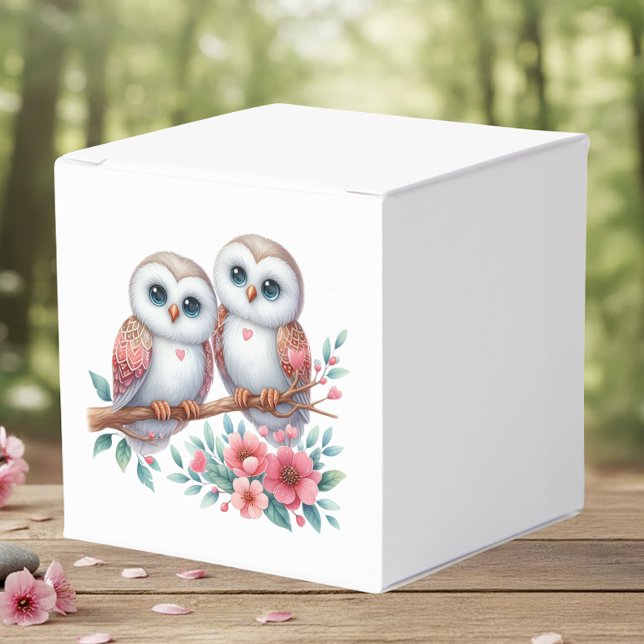 Eulen-Wald-Boho-Rustikale-Landhochzeit Geschenkschachtel (Von Creator hochgeladen)